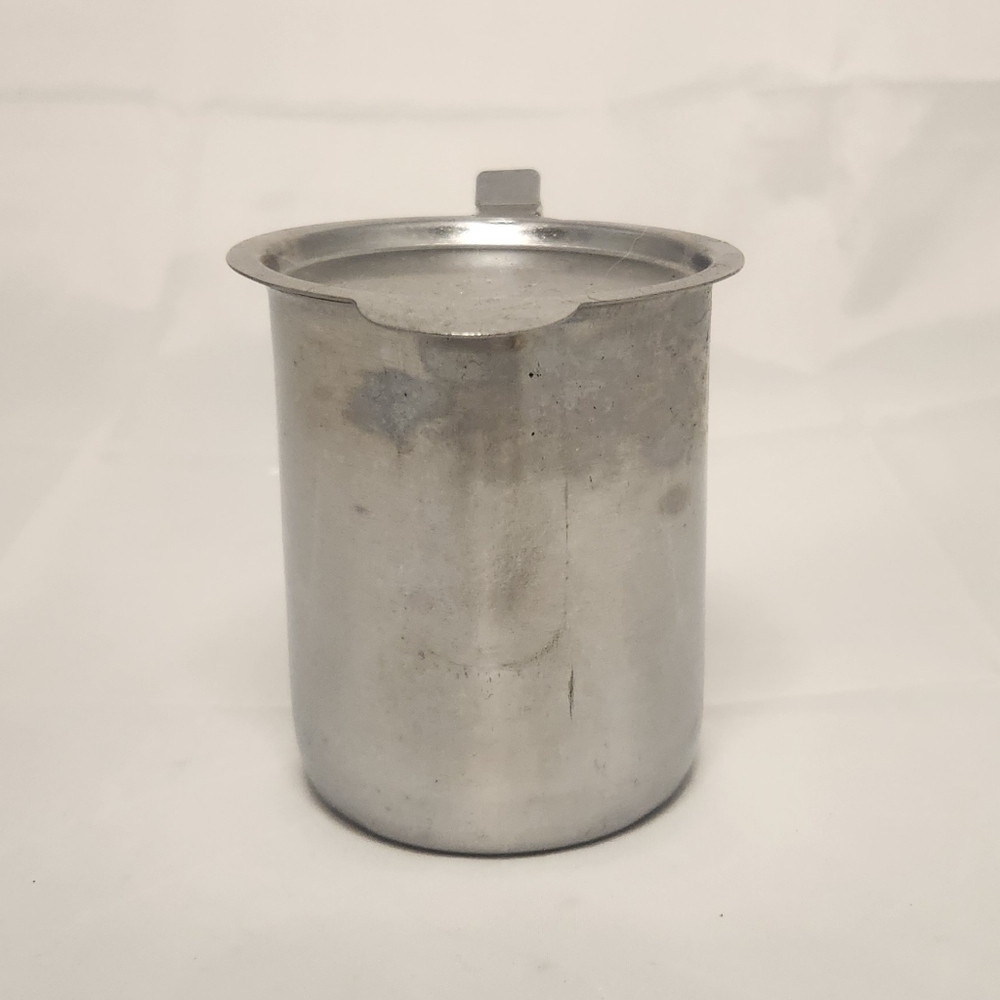 3 1/2” Vintage Stainless Steel Creamer/Syrup Pitcher - Picture 4 of 10